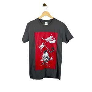 Deathwish Zac Scheinbaum & Stace Forand Still Life Men’s Tee in Grey/Red Size M